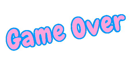 game over text