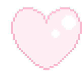 pink heart floating